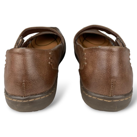 Baretraps Landon Mary Jane Ballet Brown Strap Comfort Flats Women’s - Picture 8 of 11
